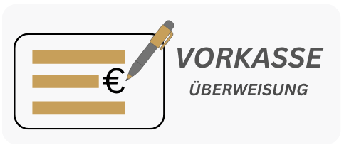 Vorkasse Überweisung
